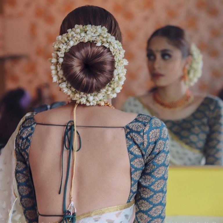 donut Bridal Bun Hairstyles