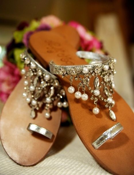 flat bridal shoes