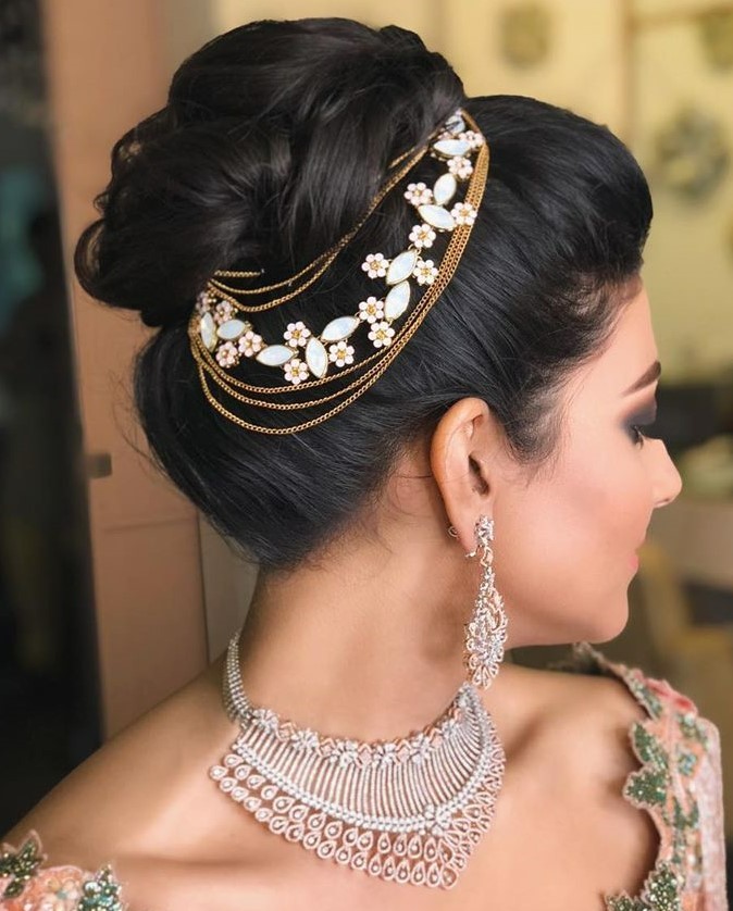 high Bridal Bun Hairstyles