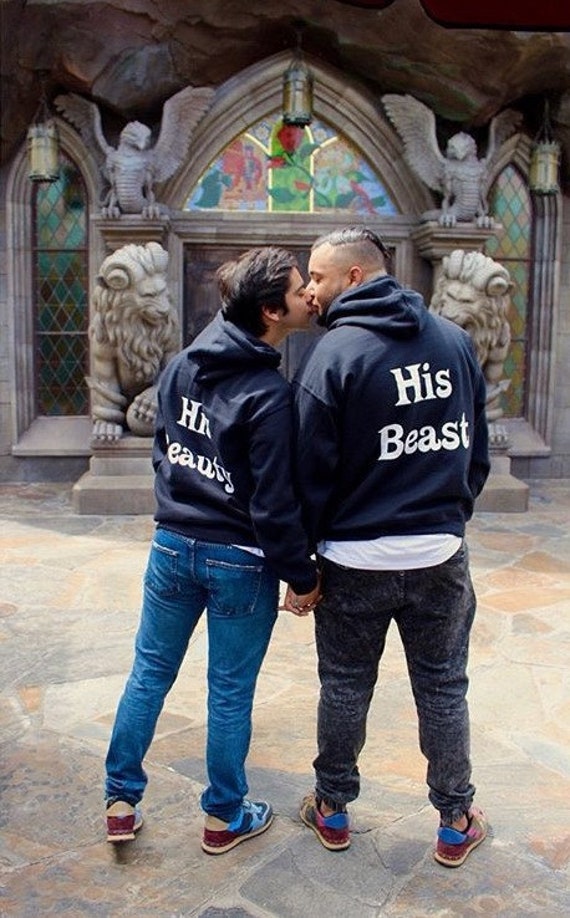 Gay Wedding Photoshoot in matching jackets