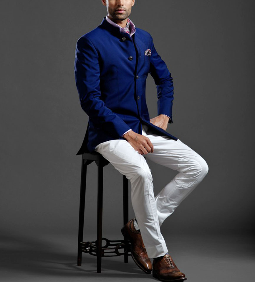 monotone Jodhpuri Suits for Wedding