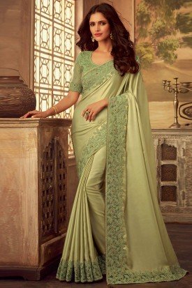 pastel Designer Wedding Sarees