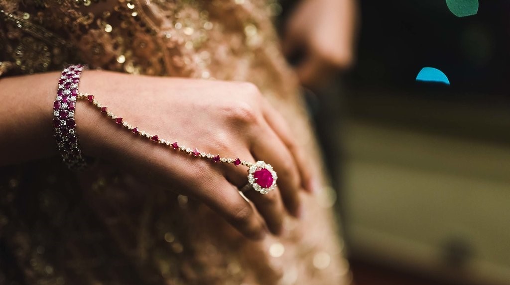 ruby diamond cocktail ring