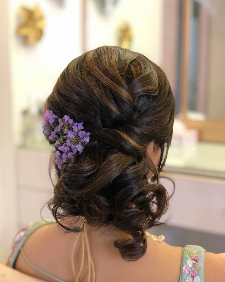 side Bridal Bun Hairstyles