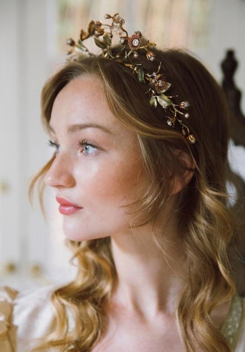 circe goddess bridal crown for wedding