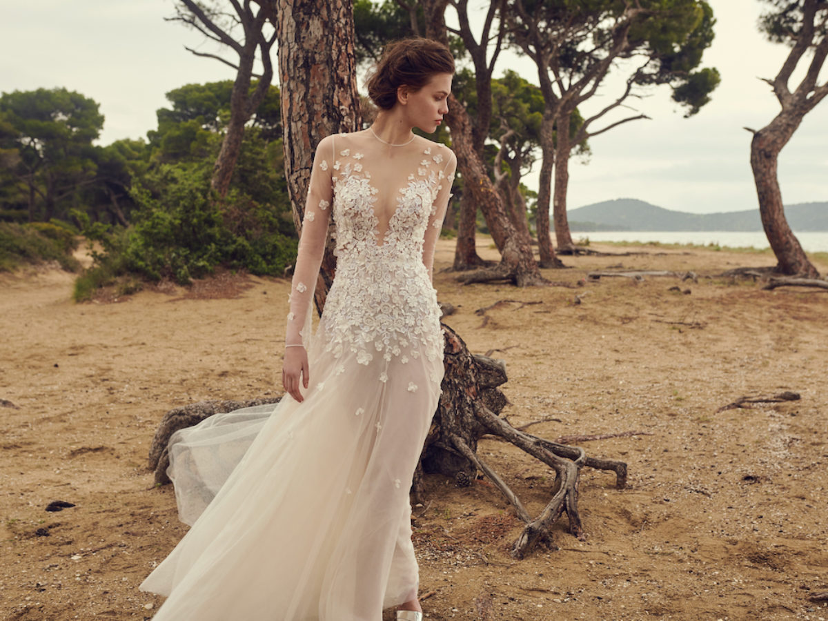sleeve wedding dresses 2020,tulle gown with sleeves,long sleeve wedding dresses,