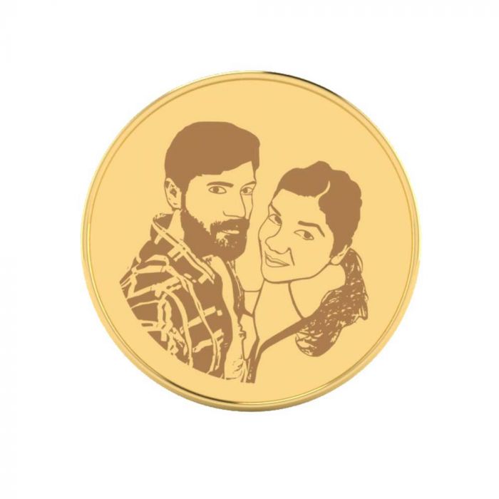 gold coin for first anniversary gift for wife