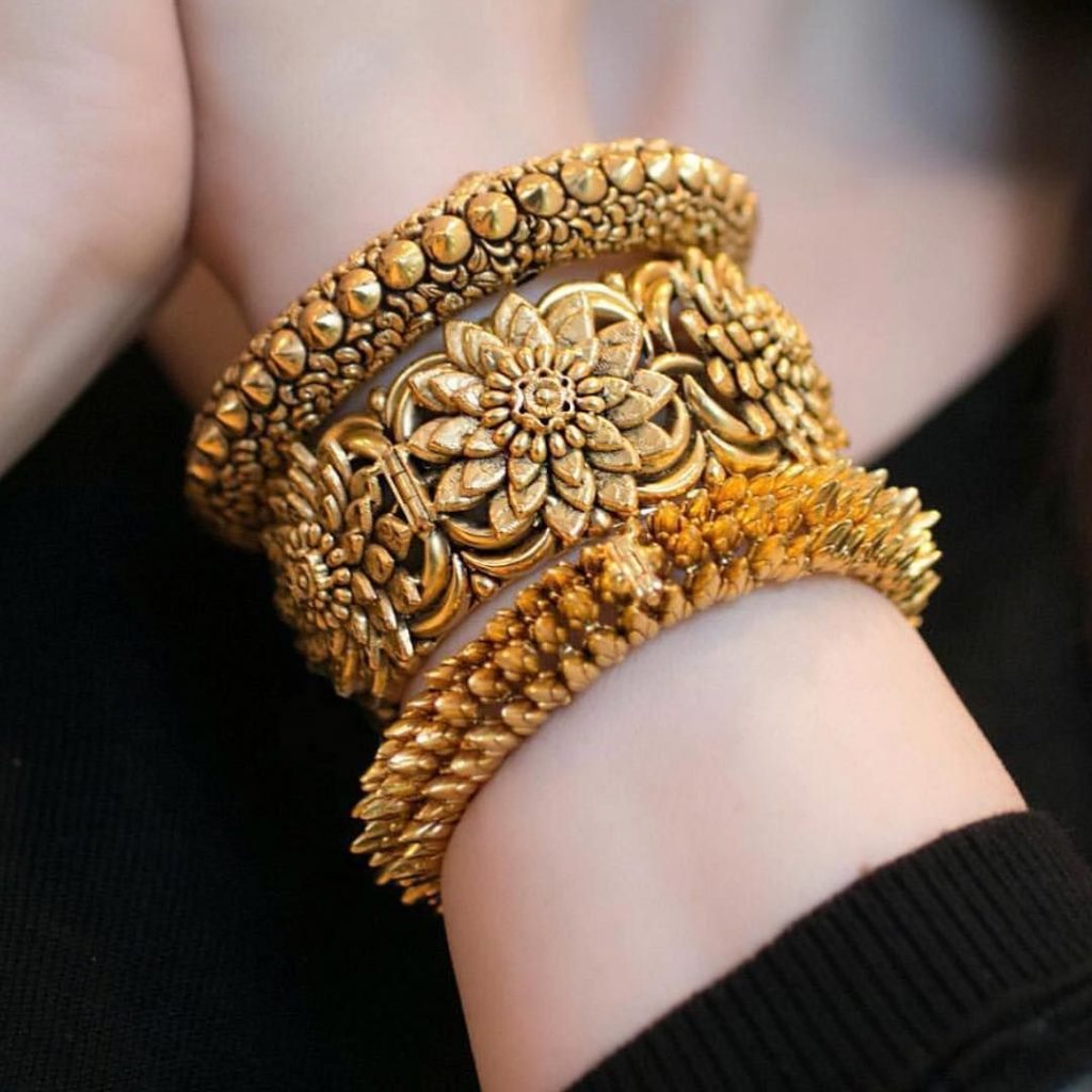 gold kada bridal jewelry essentials