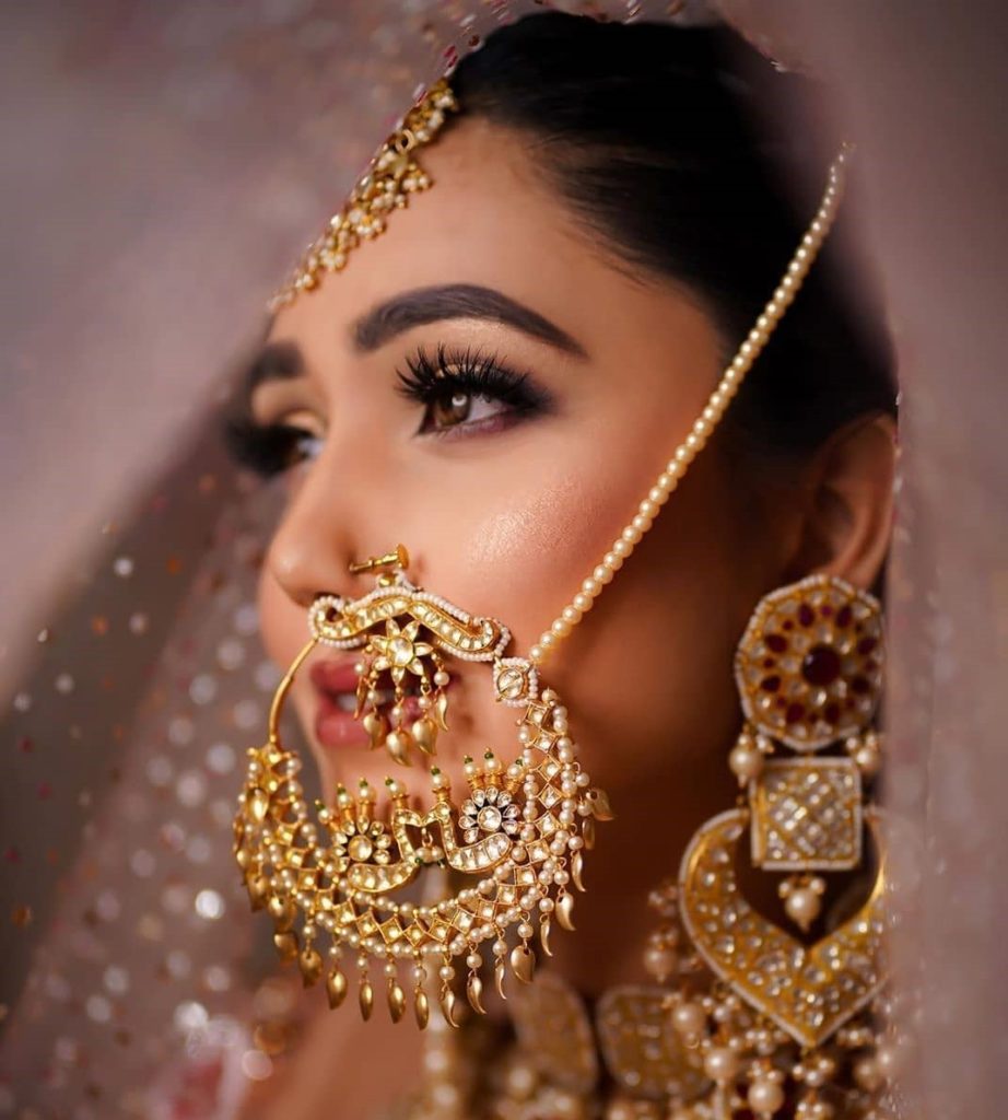 gold kundan nath as bridal jewelry essentials