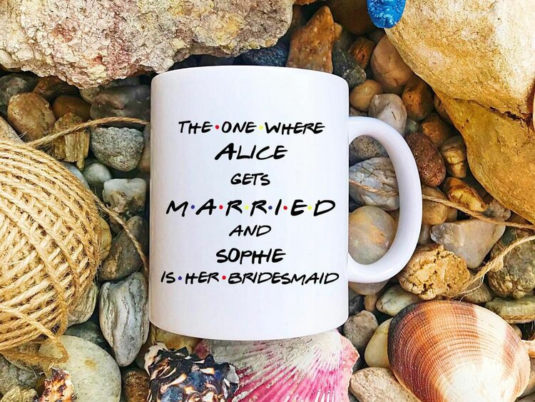 pop culture mug for Bridesmaid Proposal