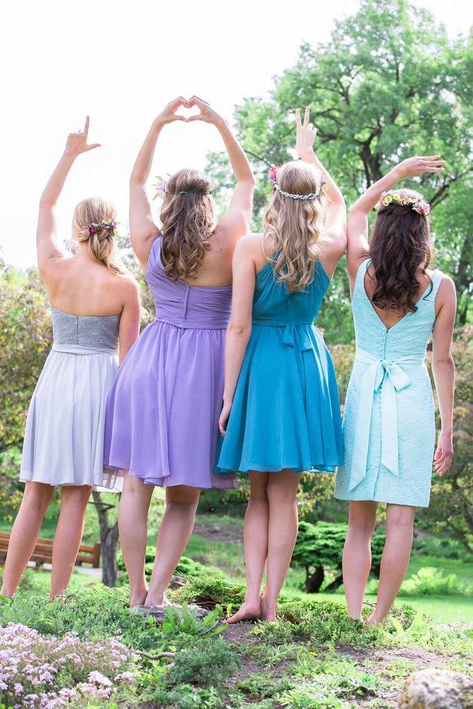 spelling love bridesmaid photo ideas