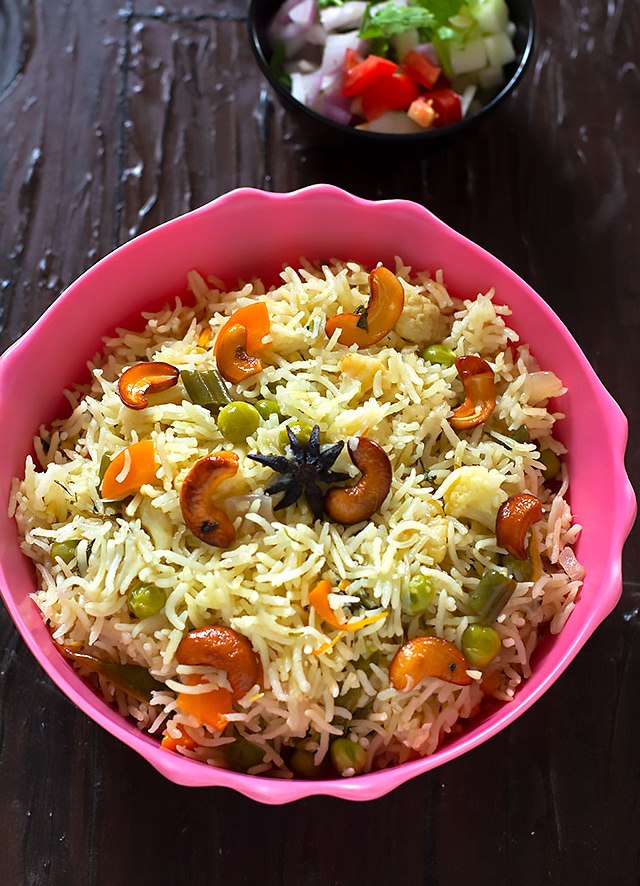 veg pulav veg menu for wedding