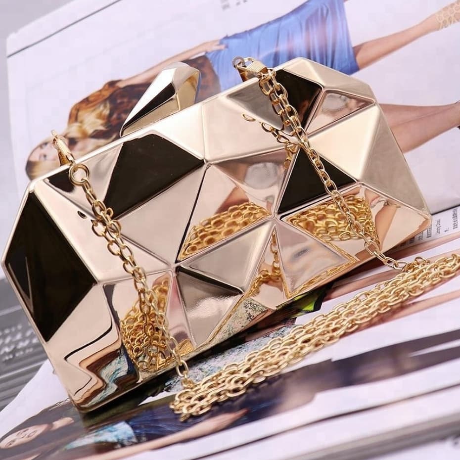 geometric bridal clutch designs