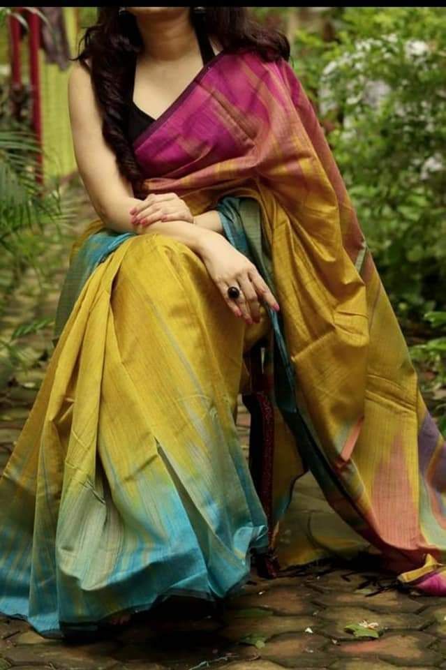 multicolor bridal pattu sarees