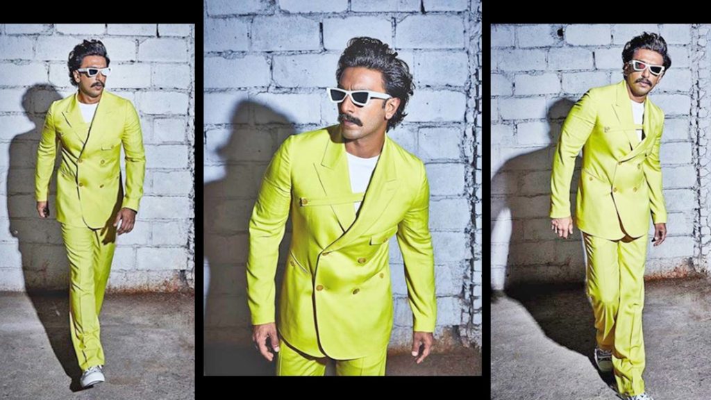 neon suits as men’s Wedding Guest Outfits 2021