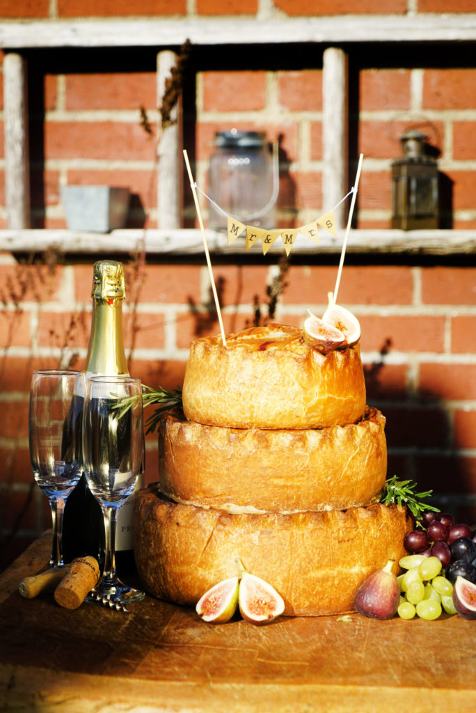 pork pie unique engagement cake designs