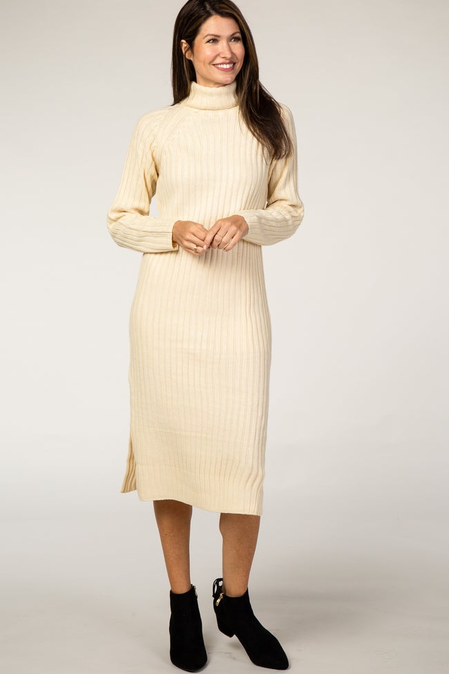 Long Sleeve Turtleneck Sweater Winter Wedding Guest Dresses