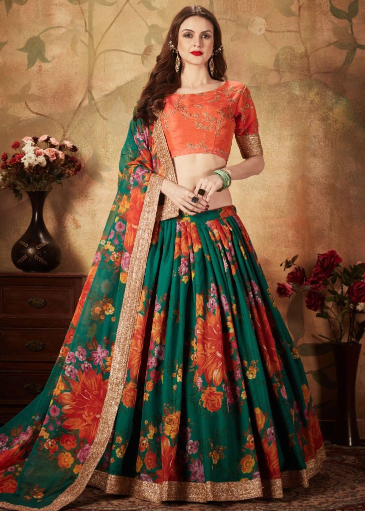 Printed Lehengas