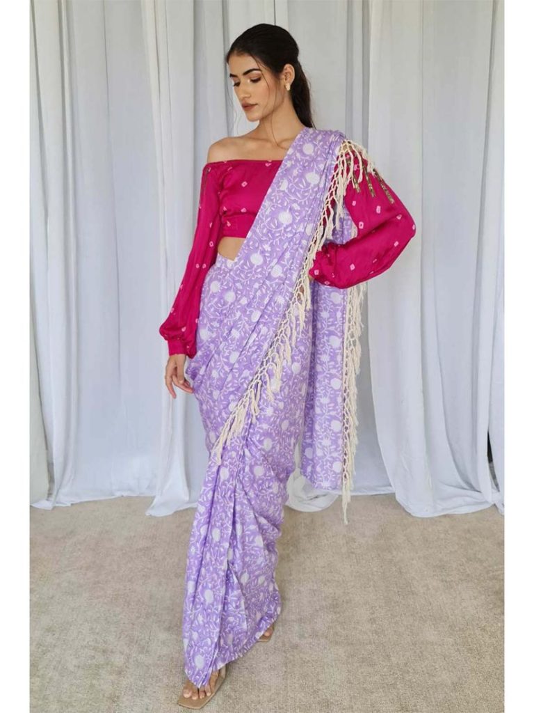 Pre-draped Saree for the Sister