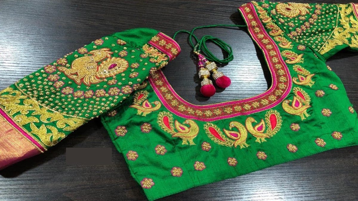 Embellished Kundan Work Blouse