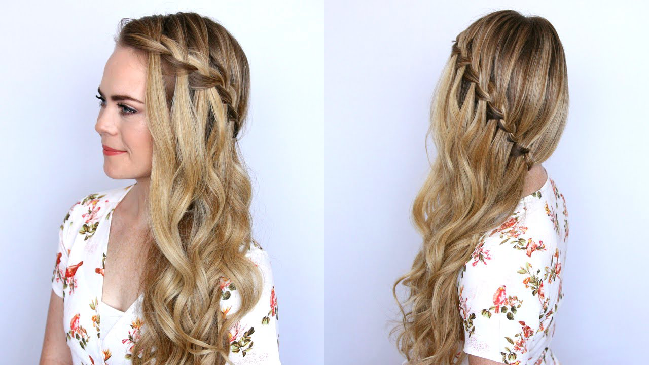 Pretty Waterfall Braids