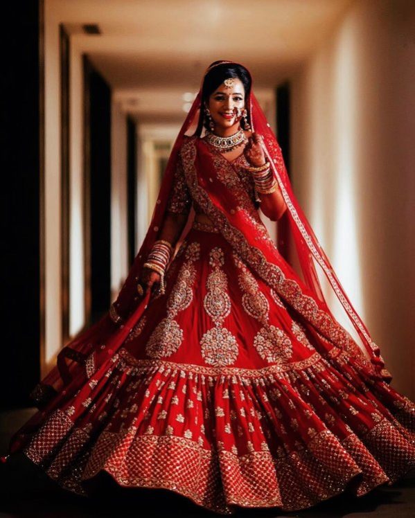 Anarkali Silhouette Lehenga