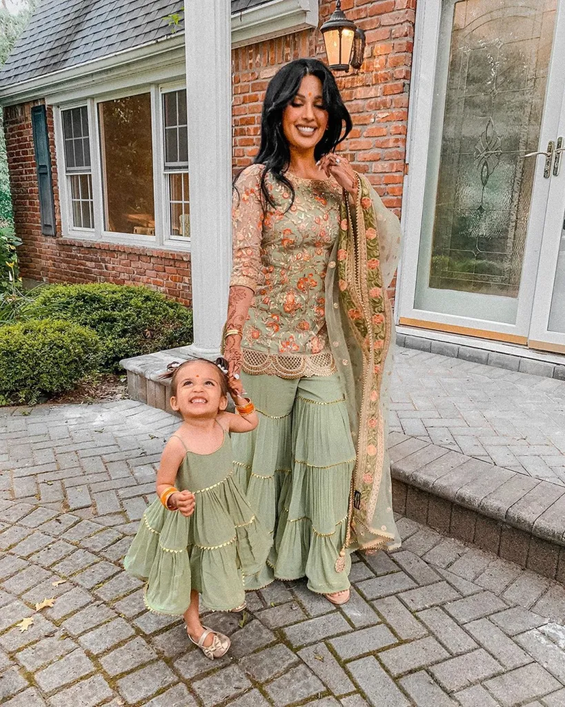 Bodycon Suit Sharara Dress for Wedding