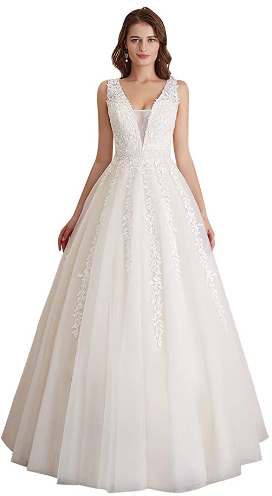 Floral Fairytale Spring Wedding Dress