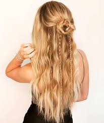 Braided Half Bun