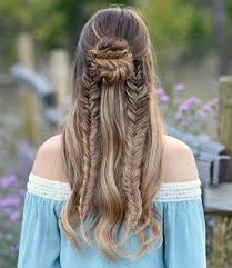 Double Fishtail Braids