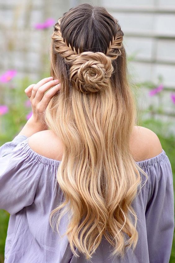 Top 18 Half Bun Hairstyles For Your Go-To Look In 2022 Top 18 Half Bun Hairstyles For Your Go-To Look In 2022