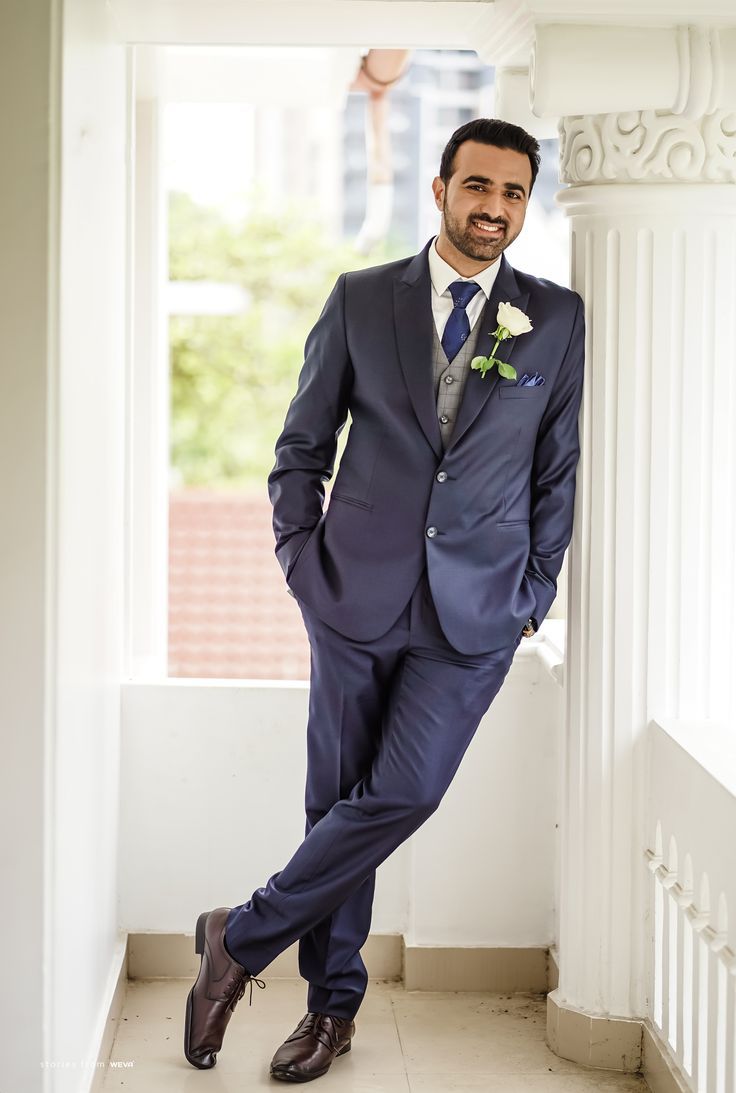 The Lean-Against Groom Poses 1
