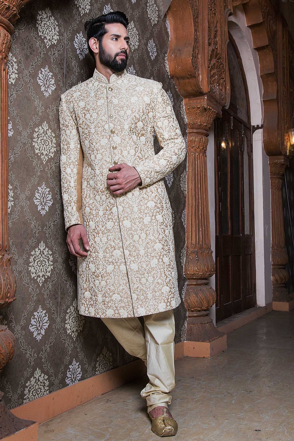 The Side Groom Poses 1