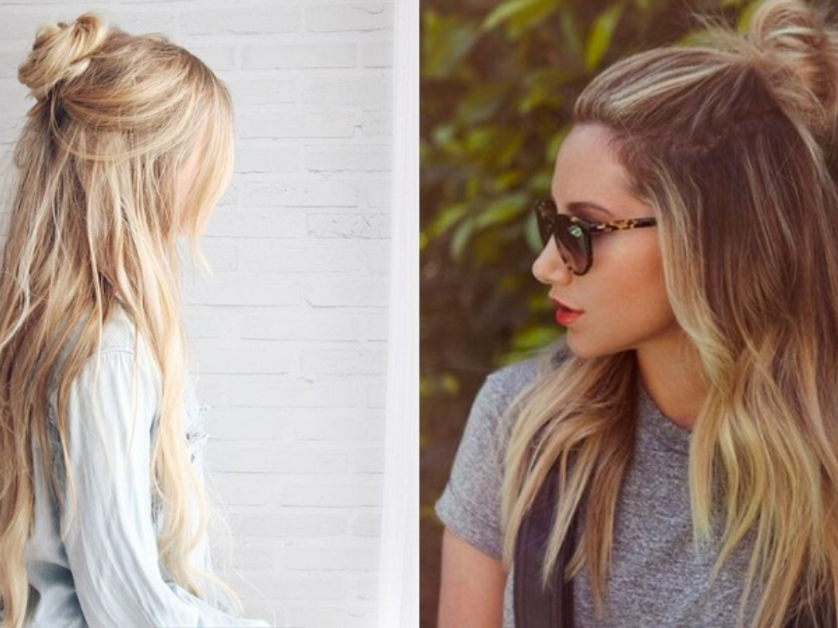 Top 18 Half Bun Hairstyles For Your Go-To Look In 2022 Top 18 Half Bun Hairstyles For Your Go-To Look In 2022