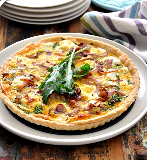 Goat Cheese Quiche