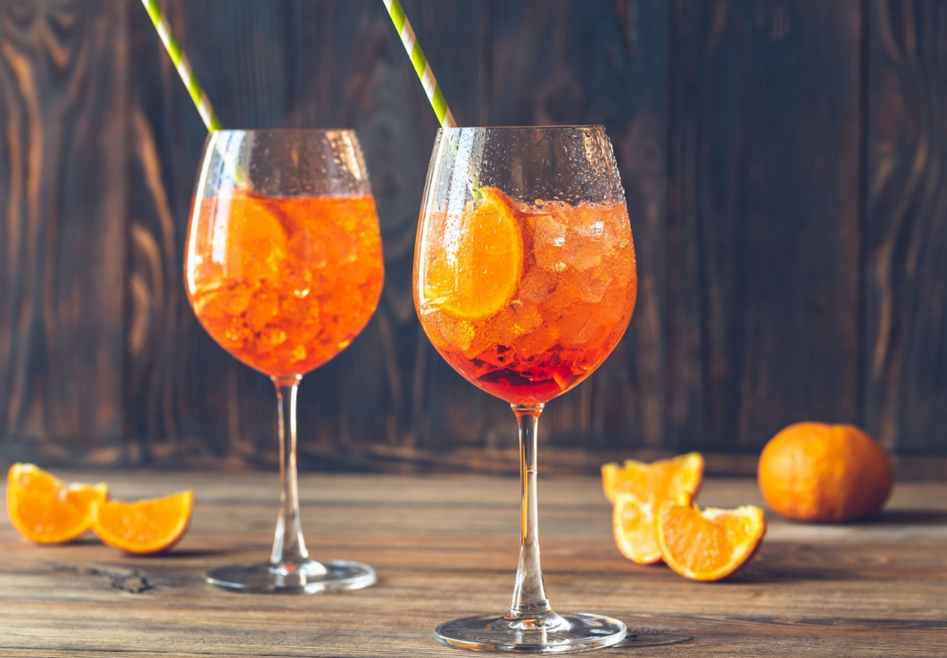 Aperol Spritz Wedding Welcome Drinks