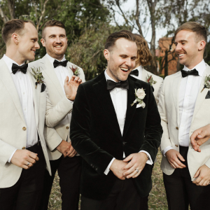 BEACH WEDDING GUEST OUTFIT WITH BOWTIE