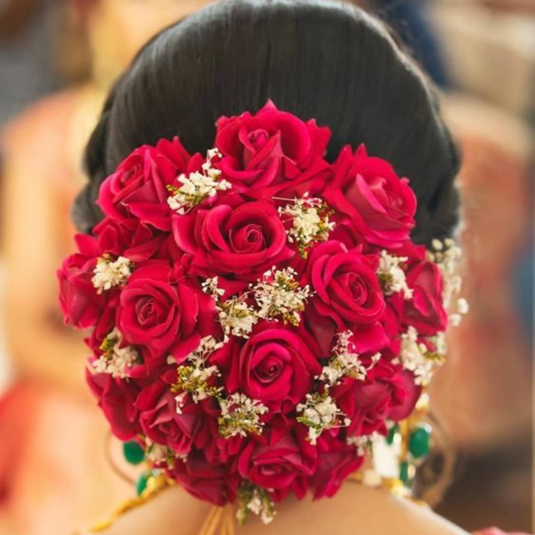 Heavily Covered Flower Bun