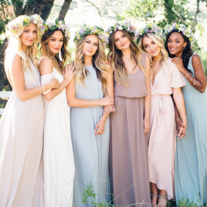 PASTEL COLOR DRESSES  FOR BEACH WEDDING GUEST DRESSES