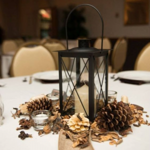 Pinecones Autumn Wedding Centerpieces