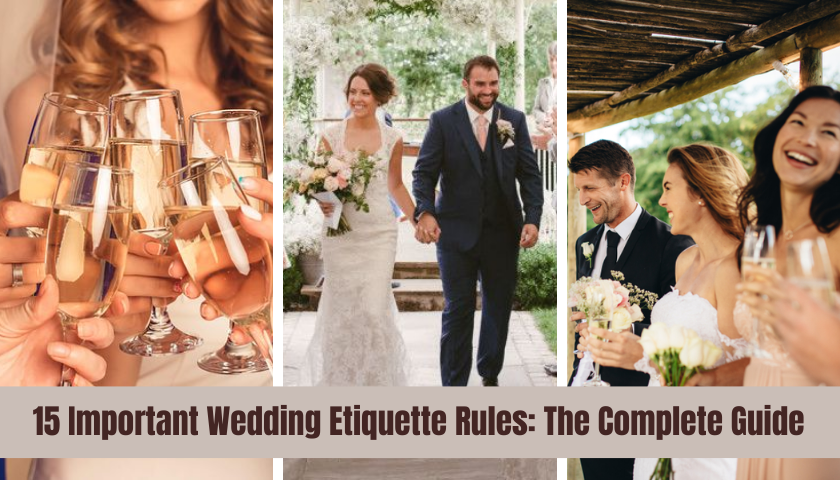 15 Important Wedding Etiquette Rules The Complete Guide