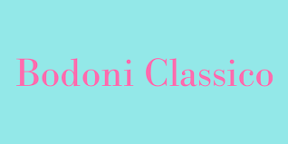 Bodoni Classico Wedding Fonts For Invitations