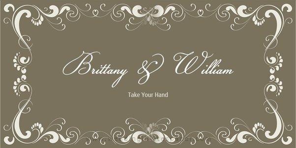 Champignon Wedding Fonts For Invitations