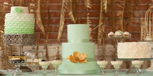 Color Coordinated Wedding Dessert Table Ideas