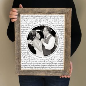 Dance Frame a Unique Father Of The Bride Gifts