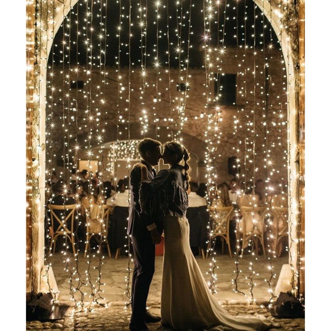 Fairy light Wedding Arches Ideas