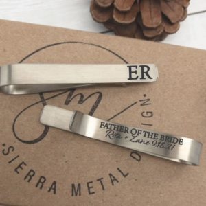 Father Of The Bride Gifts Tie Clip