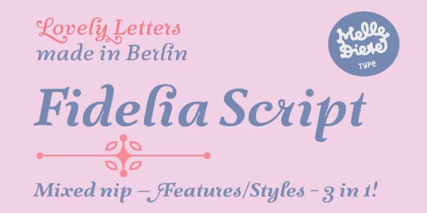 Fidelia Script For Wedding Invitations