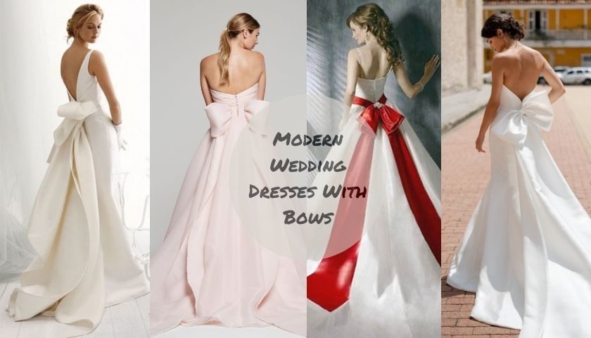 Most Popular Modern Wedding Dresses With Bows