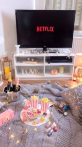 Movie night a best hen party ideas